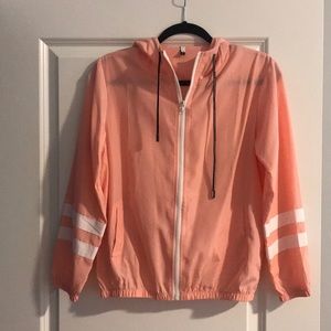Pink windbreaker